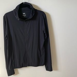 Uniqlo Airism black hoodie size L